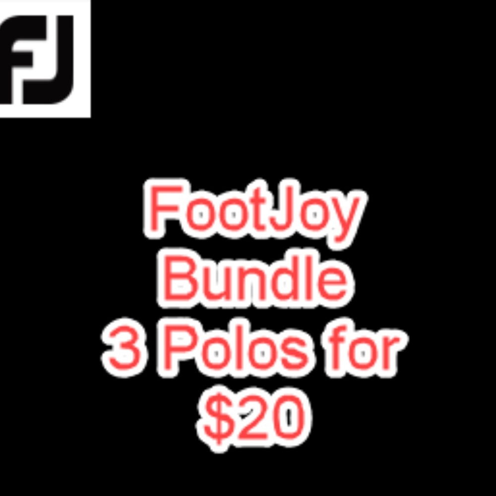 FootJoy Golf Shirts - 3 for $20